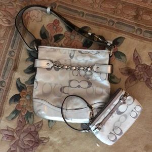 Coach Purse Brand New (Set) - Grey